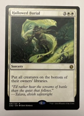 MTG Hallowed Burial #91 Rare Conspiracy: Take the Crown CN2 NM - Image 1 of 2