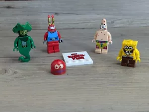 Spongebob Squarepants 4 Plus Minifigure Lot Flying Dutchman Patrick Mr. Krabs - Picture 1 of 20