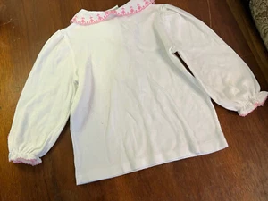 vtg osh kosh b gosh girls collared shirt 2T white - Picture 1 of 5