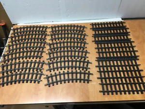 BACHMANN G SCALE BIG HAULERS BLACK TRACK 12 CURVES 8 STRAIGHTS OVAL 4'x8' - Picture 1 of 5