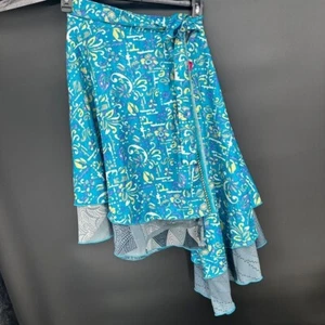 Weves Reversible Wrap Around Silk Skirt Size Small - Picture 1 of 10