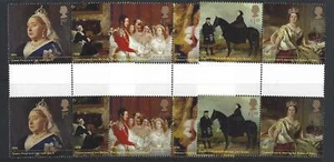 GREAT BRITAIN 2019 QUEEN VICTORIA GUTTER PAIRS  UNMOUNTED MINT, MNH - Picture 1 of 1