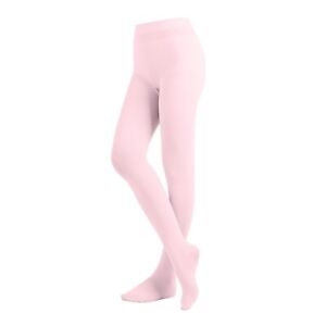 EMEM Apparel Women's Solid Colored Opaque Microfiber Footed Dance Ballet Tights