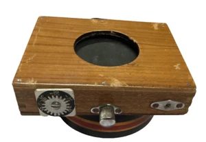 Vintage Wooden Camera Roller Blind Shutter - Picture 1 of 11