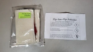 Flip Sew Pot Holder Kit Silver Red Huskers - Picture 1 of 3