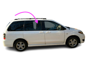 Fits: 2000-2006 Mazda MPV Mini Van Passenger Rear Right Door Window Glass CLEAR