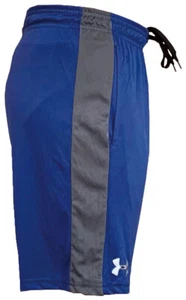 Under Armour Gym Loose Graphic Logo Men's Athletic Basketball Shorts Royal Large - Picture 1 of 3
