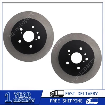 2x piezas centradas traseras para Toyota Highlander 2008~2013 rotor de freno de disco Foto 1 de 4