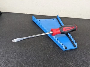 #bi457 Snap On Tools New SGD6BR 5/16" Flat RED Soft Grip Screwdriver USA - Picture 1 of 12
