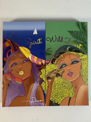 KARA DUO Free Spirit Wild Heart Palette 36 color Pan Matte shimmer glitter - Image 1 of 3