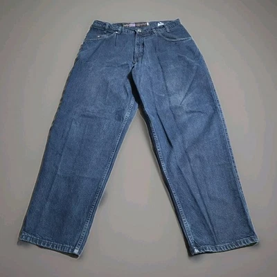 Vintage 90’s Levi’s SilverTab Baggy Redyed? Blue Jeans Men’s 36x30 Grunge  - Image 1 of 4