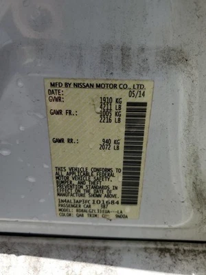 Console Front Floor Sedan Cloth Fits 15 ALTIMA 4718584 Foto 1 de 4