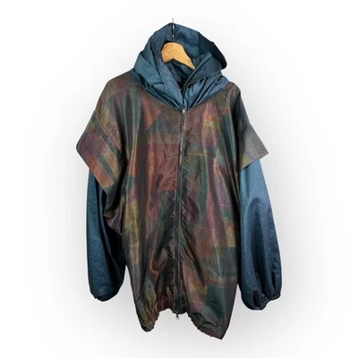 Ann Original Seattle Womens size XL Art to Wear Artsy Vintage Jacket Windbreaker - image 1 of 4