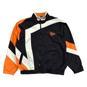 VTG 90s MLB BALTIMORE ORIOLES STARTER WINDBREAKER JACKET SIZE XL - Picture 1 of 8
