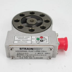 STRAINSERT UNIVERSAL FLAT SINGLE BRIDGE LOAD CELL 250 LBS - FL025U-2SGKT - Picture 1 of 7