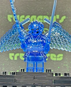 PAD bedruckt Custom LEGO NINJAGO KRISTALLISIERTE KOBALTBLAUE VARIANTE Stein Minifigur - Bild 1 von 20