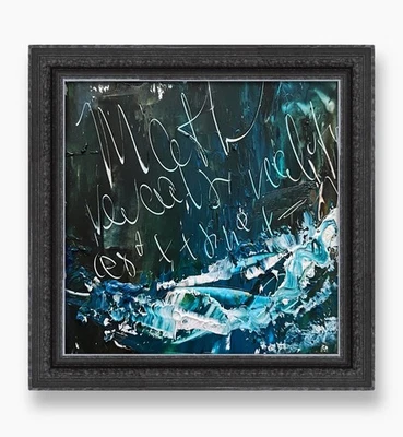 Arte de pared ecuación abstracta para decoración de oficina regalo para ingenieros y matemáticos Foto 1 de 4