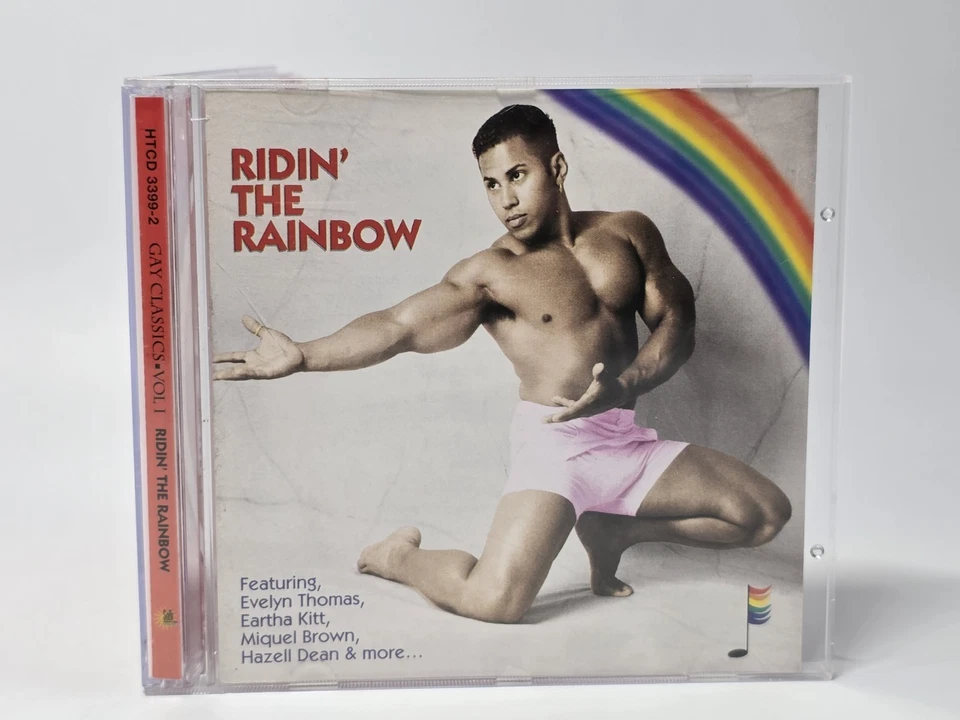 Ridin’ the Rainbow CD Gay Classics Vol 1 Evelyn Thomas Eartha Kitt Hazell Dean - Image 1 of 4