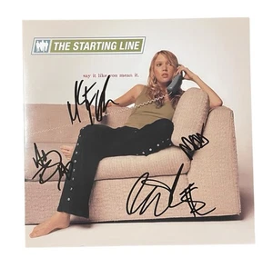 The Starting Line Band signed handsigniert Say It Like You Mean It Vinyl Schallplatte - Bild 1 von 2