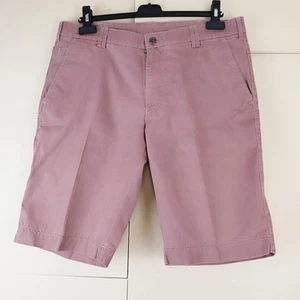 Men's Meyer B-PALMA Chino Shorts Heather Purple W36 Summer Cotton Comfort - Picture 1 of 4