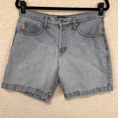 Pantalones Cortos De Colección Guess Jean Adulto 30 Azul Denim Cintura Alta Años 80 90 Botón Mosca EE. UU. Mamá Foto 1 de 4