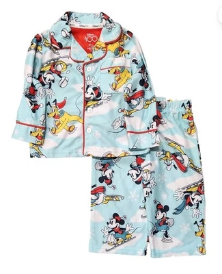 Juego de pijama Disney 100 Mickey Mouse & Friends 2 piezas niño/bebé 12M nuevo con etiquetas vacaciones Foto 1 de 4