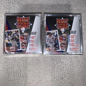 MLB FACTORY SEALED TOPPS MYSTERY HOT CORNER CUBE RANDOM PACKS & CARDS Lot Of  2 - Picture 1 of 6