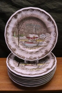 Kensington Shakespeare's Sonnets Dinner Plates Set of 7 England #R2815 - Imagen 1 de 14