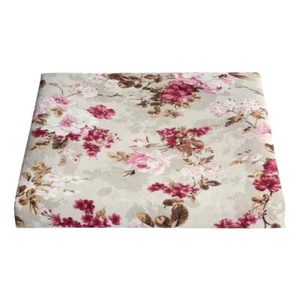 Telo Arredo Copritutto Gran Foulard Copriletto Copridivano Cotone Stampa Fiori - Imagen 1 de 18