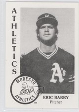 1984 Frank Chong Modesto A's Eric Barry #1