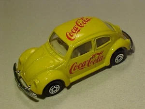Vintage 3 pollici 1968 Volkswagen Maggiolino Coca-Cola Edocar 1/64 pressofuso come nuovo sfuso - Foto 1 di 6