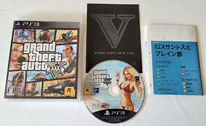 Grand Theft Auto V GTA 5 - PlayStation 3 PS3 - NTSC-J JAPAN - Complet + Map