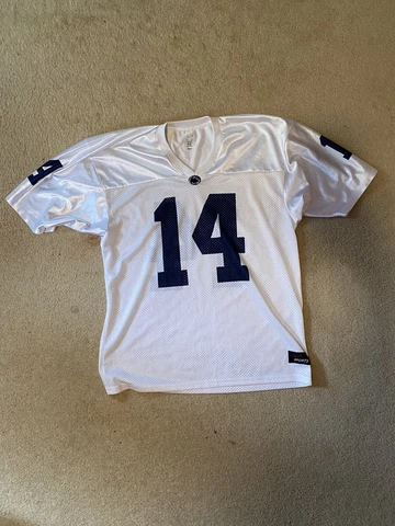Penn State Jersey Medium Lance Sports Home White #14 NCAA Men’s Cover