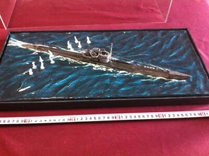 U BOOT VIID U BOAT SUBMARINE Diorama - Surface attack scale 1/144 - Imagen 1 de 14