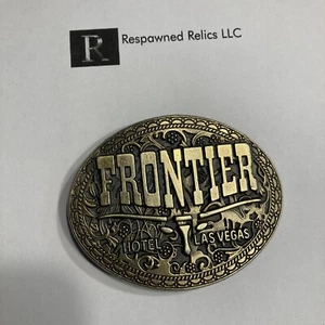 Vintage Frontier Hotel Las Vegas Belt Buckle - Picture 1 of 3