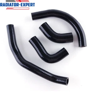 For Honda ST1100 1991-2002 ST 1100 Black Silicone Radiator Coolant Hose Pipe - Picture 1 of 7