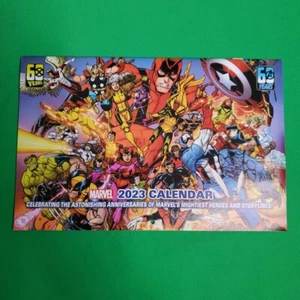 Marvel 2023 Kalender Comicbuch Größe Promo Material - Bild 1 von 7