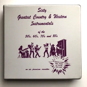 Sixty Greatest Country & Western Instrumentals 6 Cassettes Set 50s-80s - Imagen 1 de 10