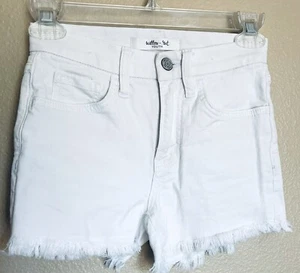 WILLOW & ROOT Girl’s the Everyday white denim shorts, Youth Size 10 - Picture 1 of 10