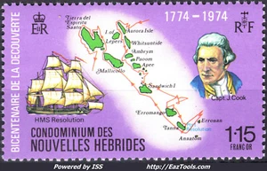 NOUVELLES HEBRIDES N° 397 NEUF ** SANS CHARNIERE - Picture 1 of 2