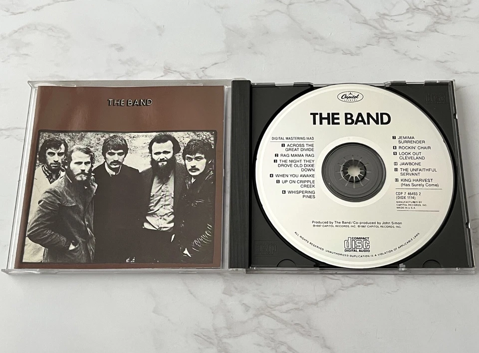The Band Self Titled CD ORIGINAL USA PRESS! 1987 Capitol CDP 7 46493 2 RARE OOP - Imagem 1 de 4