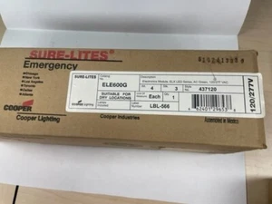 SURE-LITES ELE600G EXIT LIGHT HOUSING **NEW IN BOX** - Picture 1 of 3