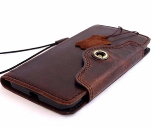 vintage genuine real leather case for Huawei Nexus 6P wallet cover book strap R - Picture 1 of 8
