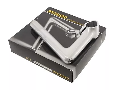 Specialized S2 Vintage Road Bike Quill Stem 26.0mm Clamp 100mm -17° Alloy 1" - Image 1 of 4