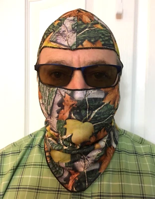 Lot of 2 - Hunting Fall Leaves Balaclava Face Mask tactical Camo Camouflage NEW - Image 1 of 4