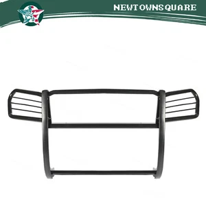 Black Steel Front Grill Brush Bumper Guard Fit For 2003-2008 Honda Element - Picture 1 of 12