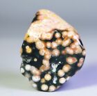 Amazing Natural Ocean Jasper Agate Quartz Crystal Round Pendant Reiki Stone