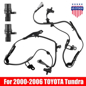4x Front & Rear ABS Wheel Speed Sensor Fits Toyota Tundra 00-2006 3.4L 4.0L 4.7L - Picture 1 of 10