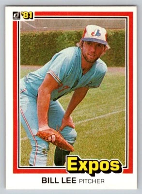 1981 Donruss - #211 Bill Lee - Image 1 of 2
