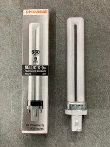 Osram Sylvania 20329 Dulux S 9W Compact Fluorescent 580 Lumens Pack of 5 - Picture 1 of 7